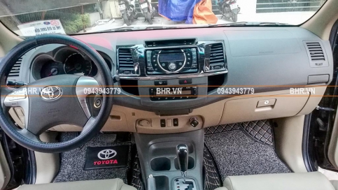 Thảm lót sàn ô tô 5D 6D Toyota Fortuner giá gốc tận xưởng, bảo hành trọn đời